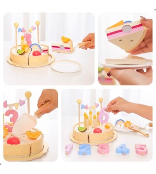 Joc de rol Tort aniversar, UMU Toys - Bucătărie copii