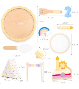 Joc de rol Tort aniversar, UMU Toys - Bucătărie copii