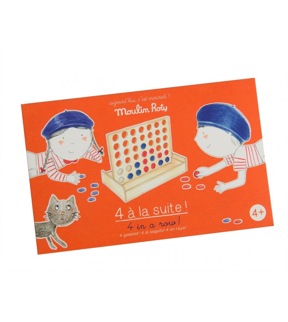 Joc de strategie 4 pe rand, Moulin Roty - Jocuri de masă