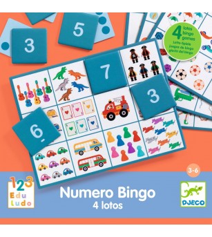Joc educativ Bingo, Djeco - Jocuri de observație și atenție
