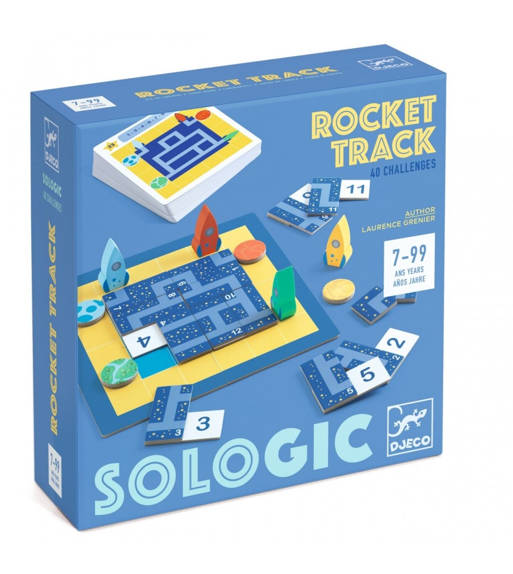 Joc logic cu rachete si planete, Djeco - Jucării educative