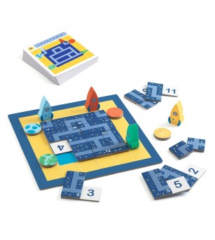 Joc logic cu rachete si planete, Djeco - Jucării educative