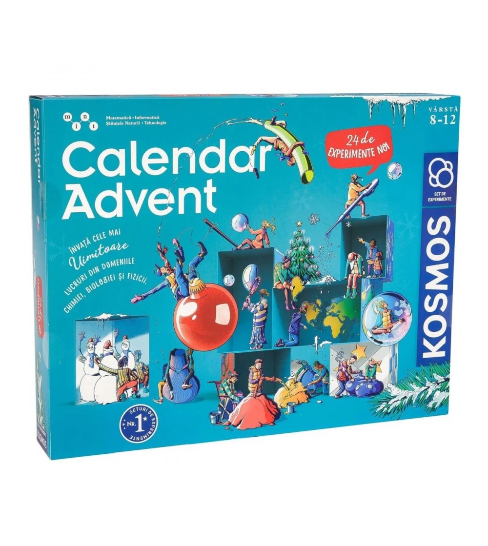 Kit STEM Calendarul stiintific de Advent, Thames & Kosmos - Știință și tehnică