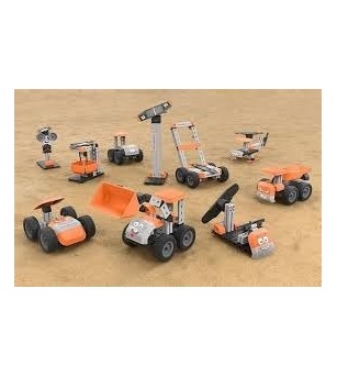 Kit STEM Cu modele interactive Junior Max, Fischertechnik - Jocuri construcție