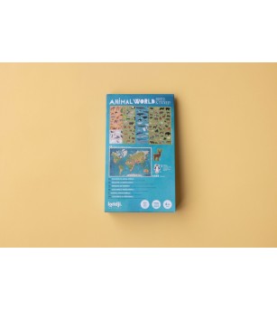Lumea animalelor poster cu stickere, Londji - Seturi cu stickere și colaje