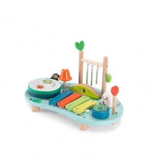 Masuta muzicala cu activitati multiple, Moulin Roty - Set instrumente muzicale