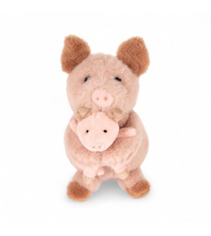 Purcelusa de plus cu puiut, Egmont Toys - Papusi si jucarii de plus