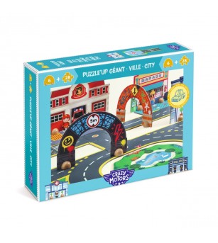 Puzzle 3D Orasul gigantic, Djeco - Puzzle 3D