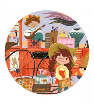 Puzzle Calatoria Miei, Djeco - Puzzle copii