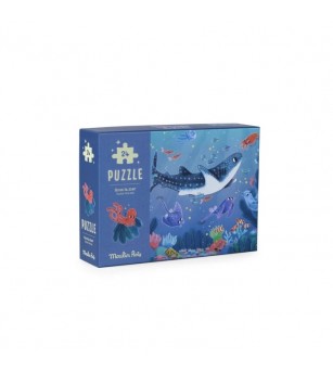 Puzzle fosforescent Sub apa -Aventurile lui Paulie, Moulin Roty - Puzzle copii