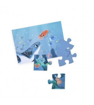 Puzzle fosforescent Sub apa -Aventurile lui Paulie, Moulin Roty - Puzzle copii