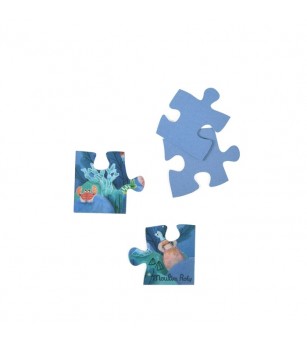 Puzzle fosforescent Sub apa -Aventurile lui Paulie, Moulin Roty - Puzzle copii