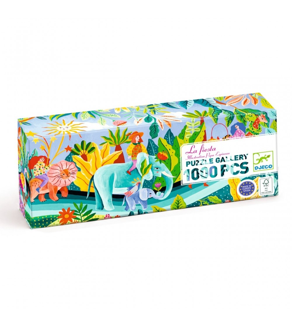 Puzzle galerie La fiesta, Djeco - Puzzle copii