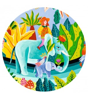 Puzzle galerie La fiesta, Djeco - Puzzle copii
