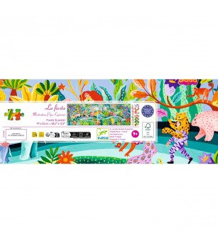 Puzzle galerie La fiesta, Djeco - Puzzle copii