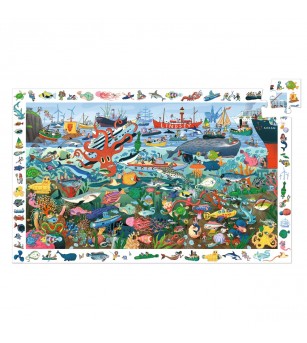 Puzzle Observație Secretele marii, Djeco - Puzzle copii