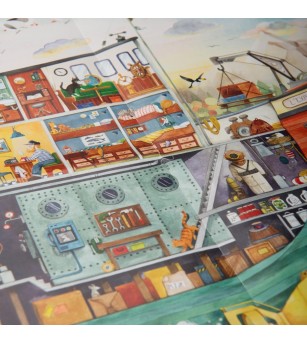 Puzzle observatie Sub apa, Moulin Roty - Puzzle copii