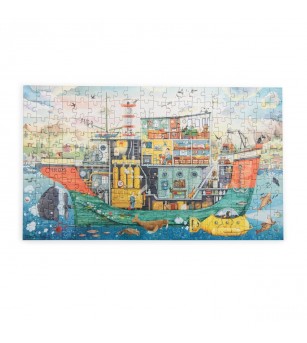 Puzzle observatie Sub apa, Moulin Roty - Puzzle copii