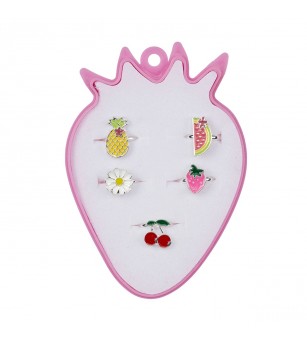 Set 5 inele pentru fetite, Souza! - Costume de carnaval