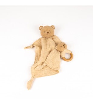 Set cadou Doudou + zornaitoare cu ursuletul Marcel, Egmont Toys - Jucării bebeluși