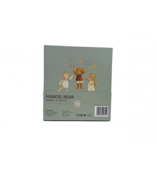 Set cadou Doudou + zornaitoare cu ursuletul Marcel, Egmont Toys - Jucării bebeluși