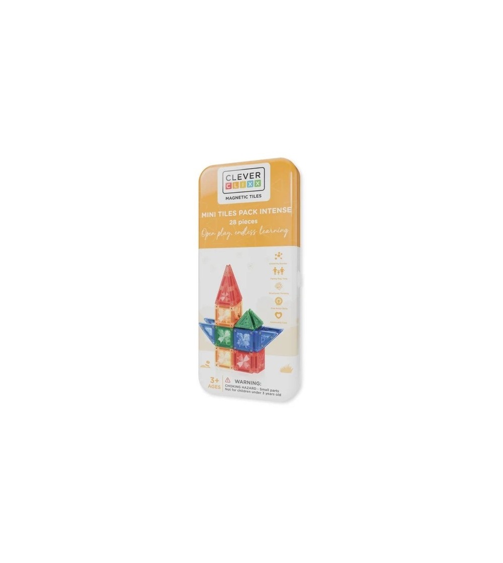 Set de construit cu mini placi magnetice, Cleverclixx - Jucarii magnetice