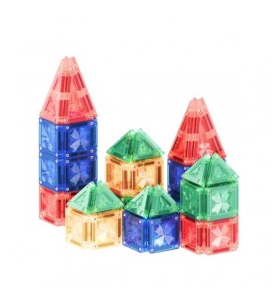 Set de construit cu mini placi magnetice, Cleverclixx - Jucarii magnetice
