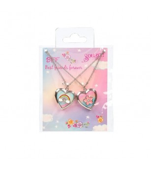 Set doua coliere „Best Friends” cu Inimi, Souza! - Costume de carnaval
