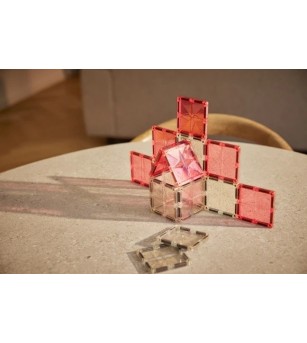 Set magnetic de construit cu placi stralucitoare, Cleverclixx - Jucarii magnetice