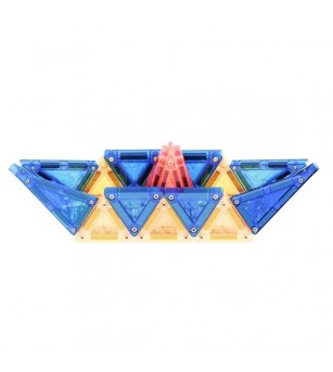 Set magnetic de construit cu placute mici, Cleverclixx - Jucarii magnetice