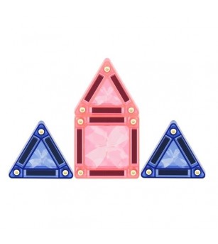Set magnetic de construit cu placute mici, Cleverclixx - Jucarii magnetice