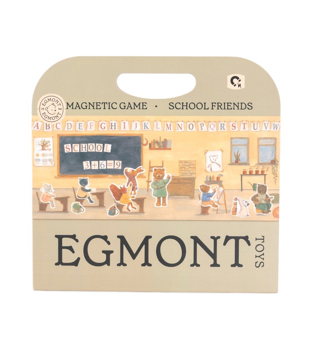 Set magnetic La scoala, Egmont Toys - Jucării creativ-educative
