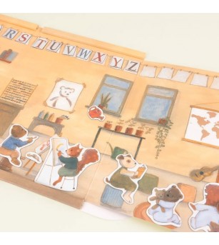 Set magnetic La scoala, Egmont Toys - Jucării creativ-educative