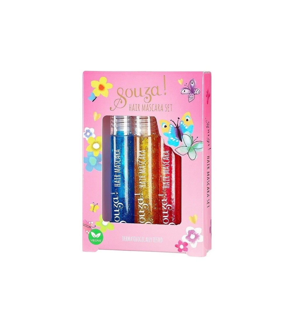 Set mascara cu glitter pentru par, Souza! - Costume de carnaval