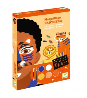 Set pictura pe fata Animale salbatice, Djeco - Pictura pe față