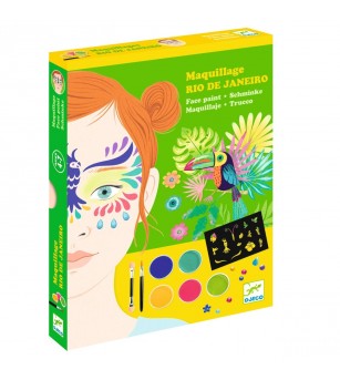 Set pictura pe fata Rio de Janeiro, Djeco - Pictura pe față