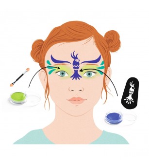 Set pictura pe fata Rio de Janeiro, Djeco - Pictura pe față