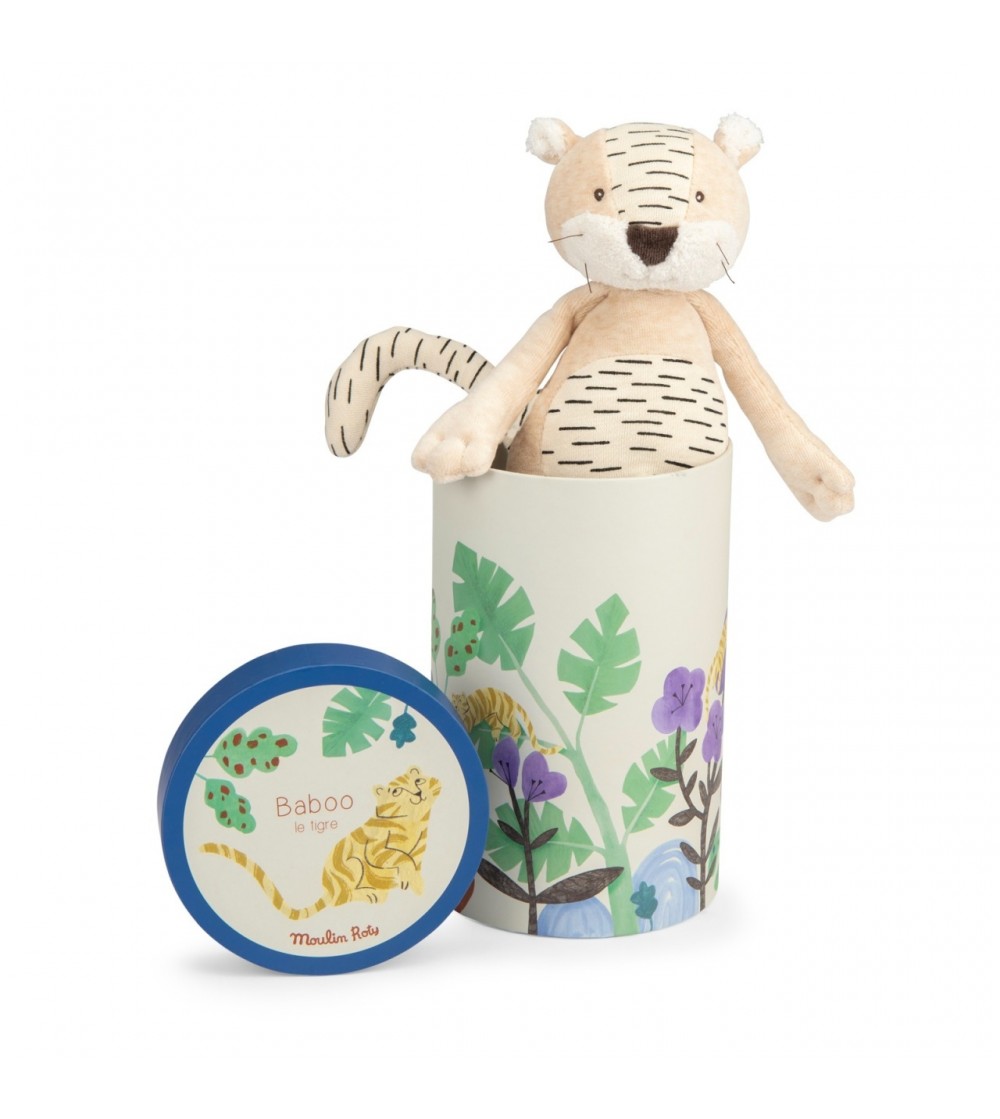 Tigrul Baboo in cutie, Moulin Roty - Jucării bebeluși