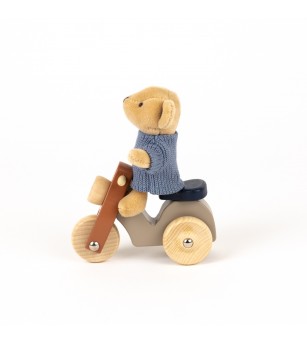 Ursuletul Alexis pe scuter, Egmont Toys - Papusi si jucarii de plus