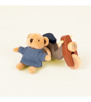 Ursuletul Alexis pe scuter, Egmont Toys - Papusi si jucarii de plus
