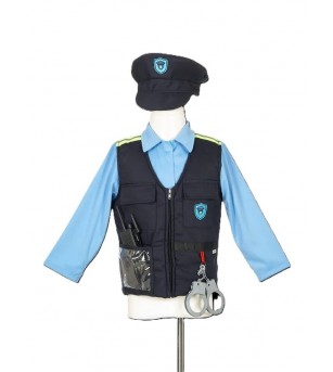 Vesta Politist cu accesorii pentru copii, Souza! - Costume de carnaval