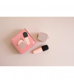 Set Karaoke Lalarma, cu Microfon + boxa cu Bluetooth, Rose - Top cadouri copii