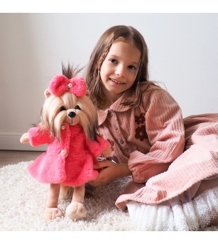 Jucărie de pluș Lucky Doggy Yoyo Fashion Week - Orange Toys - Jucarii de plus