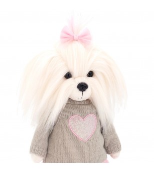 Jucărie de pluș Lucky Doggy Mimi Pink Heart - Orange Toys - Jucarii de plus