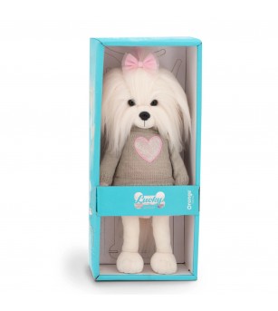 Jucărie de pluș Lucky Doggy Mimi Pink Heart - Orange Toys - Jucarii de plus