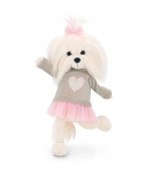 Jucărie de pluș Lucky Doggy Mimi Pink Heart - Orange Toys - Jucarii de plus