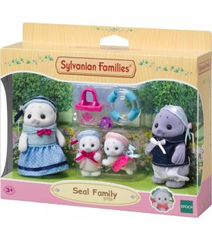 Figurine Sylvanian Families 5759 - Familia Focă - CUTIE DETERIORATA - Figurine