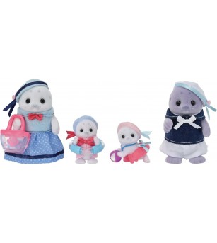 Figurine Sylvanian Families 5759 - Familia Focă - CUTIE DETERIORATA - Figurine
