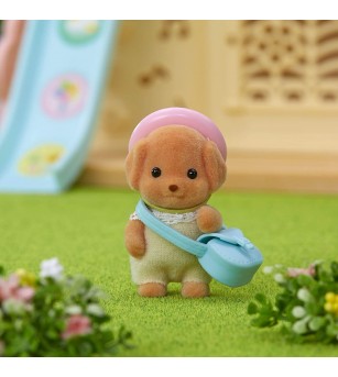 Figurină Sylvanian Families 5411 - bebeluș cateluș Pudel - Figurine