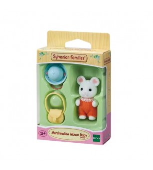 Figurină Sylvanian Families 5408 - bebeluș soricel Marshmallow - Figurine